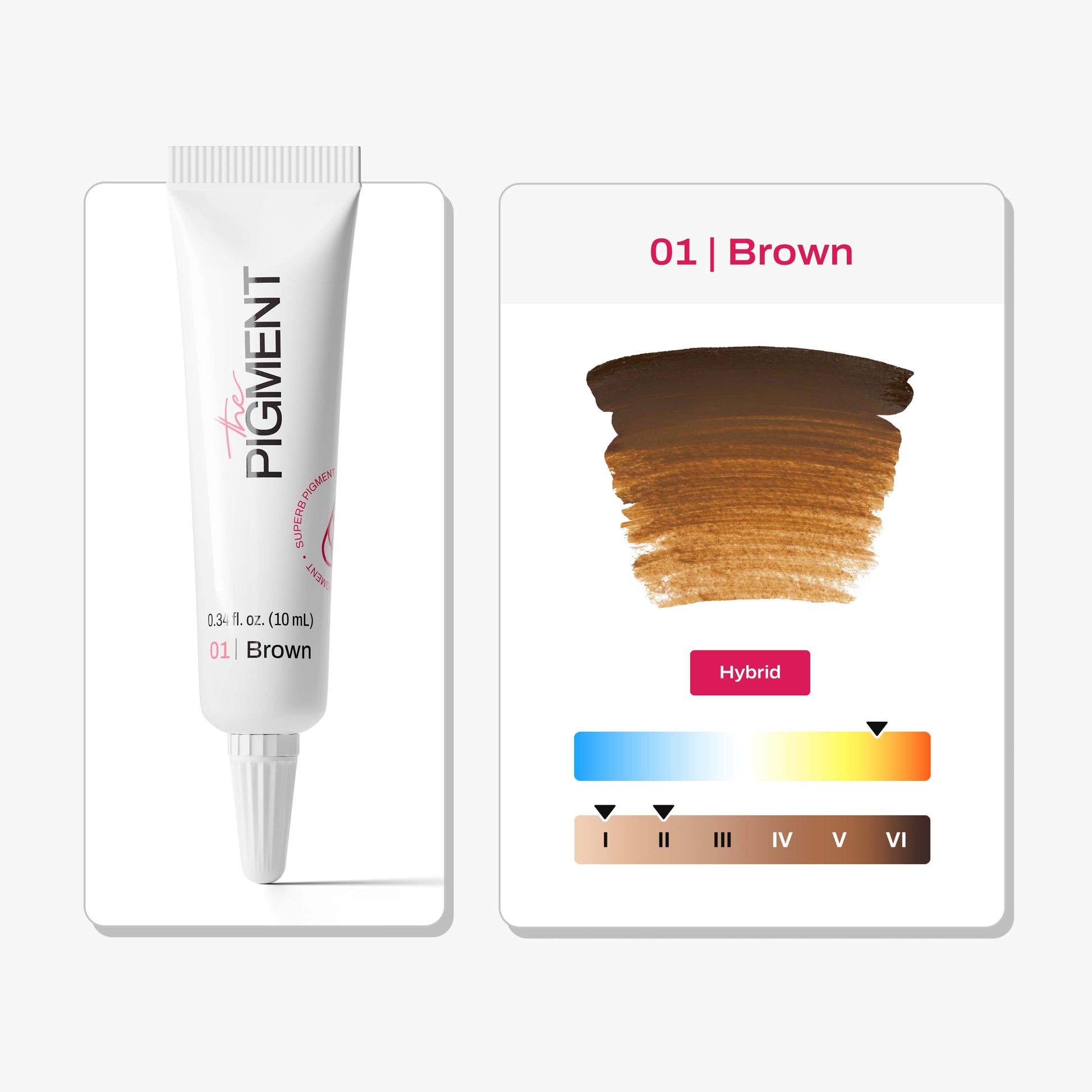 The Pigment - Microblading Brown 1 (10ml) – professional permanent makeup & beauty product