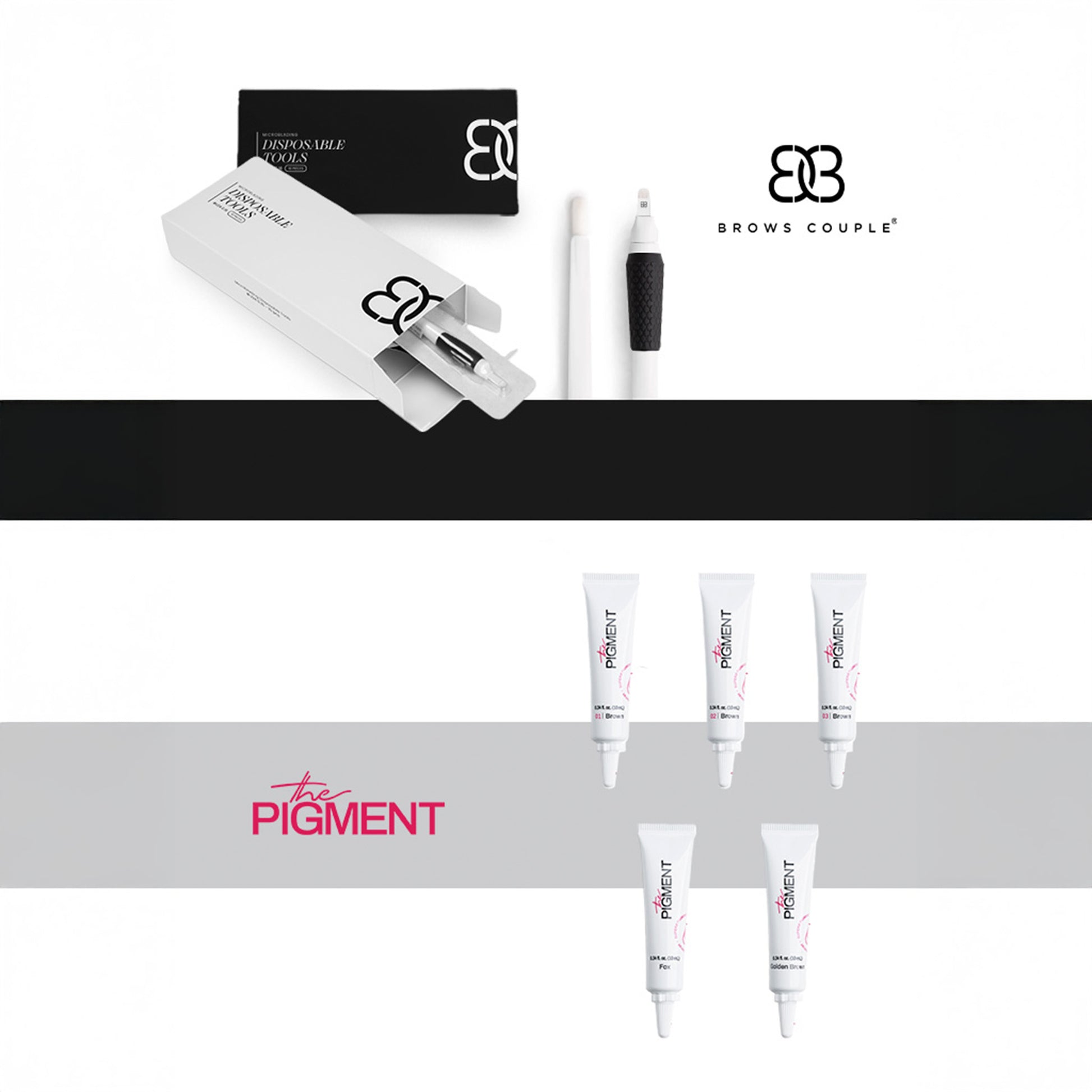 Brows Couple x The Pigment - Disposable Microblading Tool and Pigment Set – professional permanent makeup & beauty product