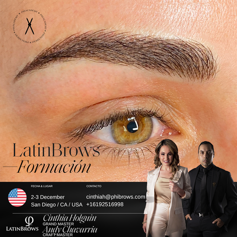 Entrenamiento Presencial LatinBrows Training San Diego, CA. USA Diciembre 2 y 3, 2024