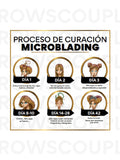 Microblading Digital Aftercare Cards Spanish(Digital Download)