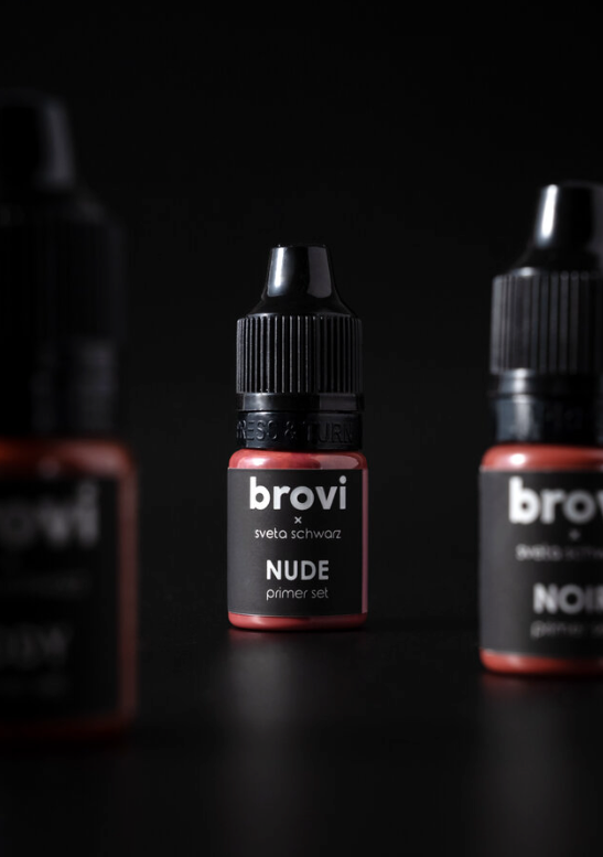 Brovi & SVETA SCHWARZ Primer Set – professional permanent makeup & beauty product