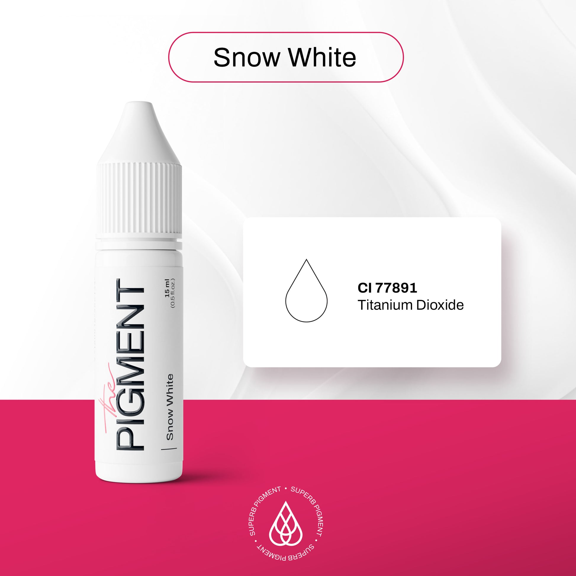 The Pigment - Modifier Snow White 15ml – professional permanent makeup & beauty product
