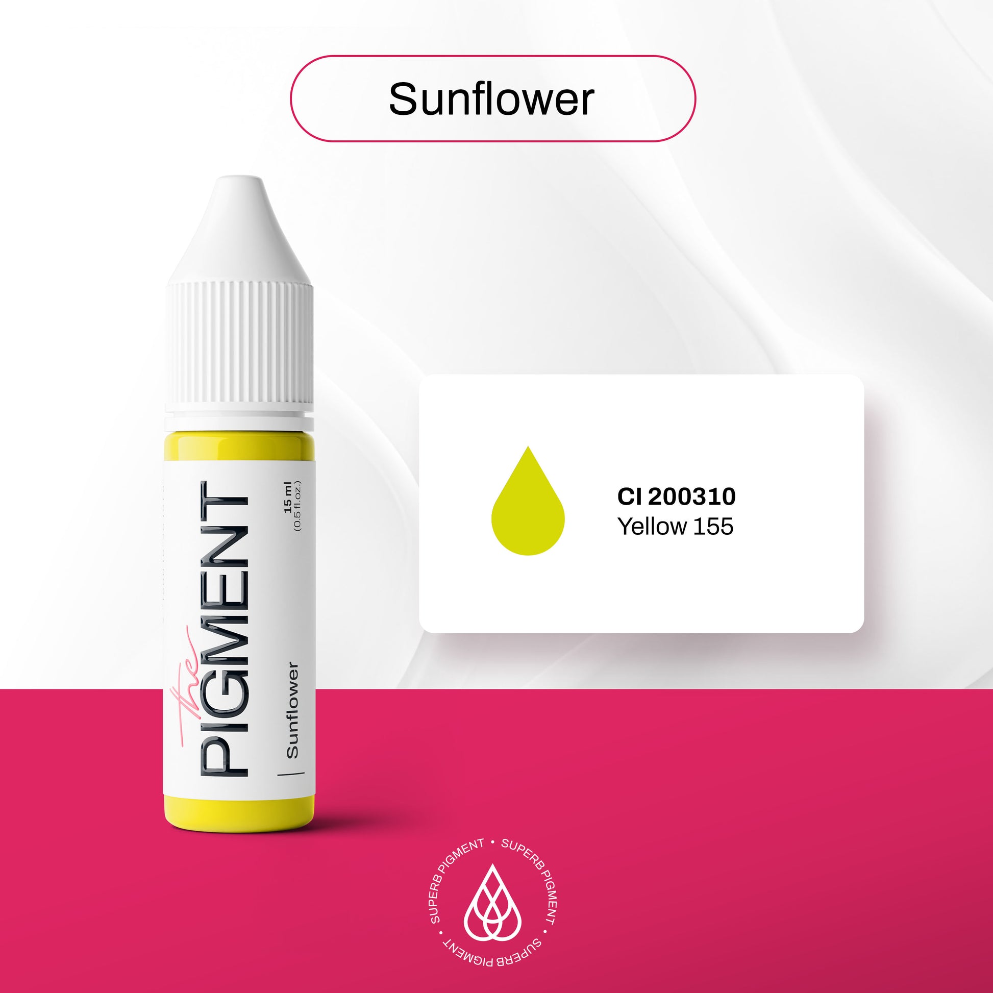 The Pigment - Modifier Sunflower 15ml – professional permanent makeup & beauty product