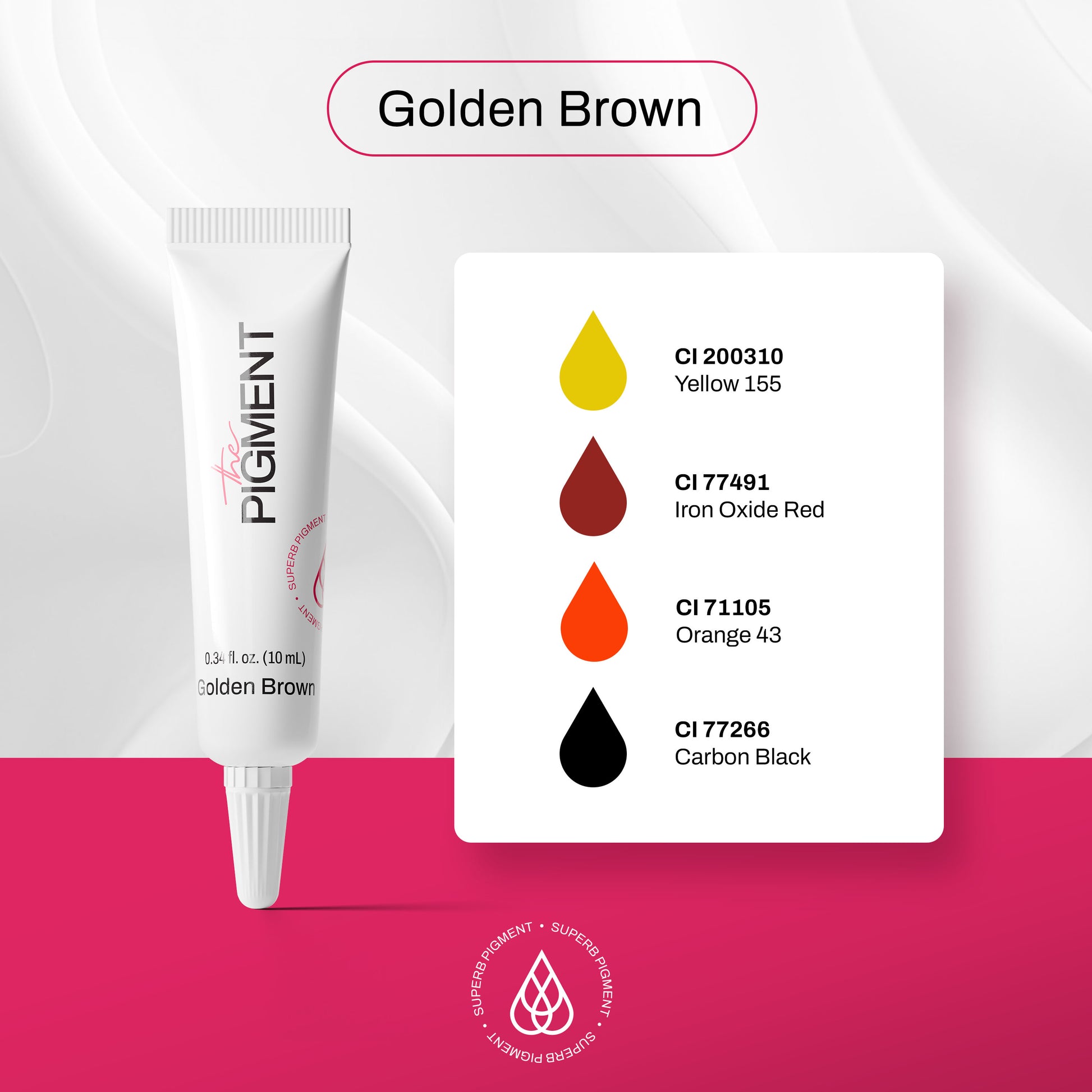 The Pigment - Microblading Goldenbrown (10ml) – professional permanent makeup & beauty product