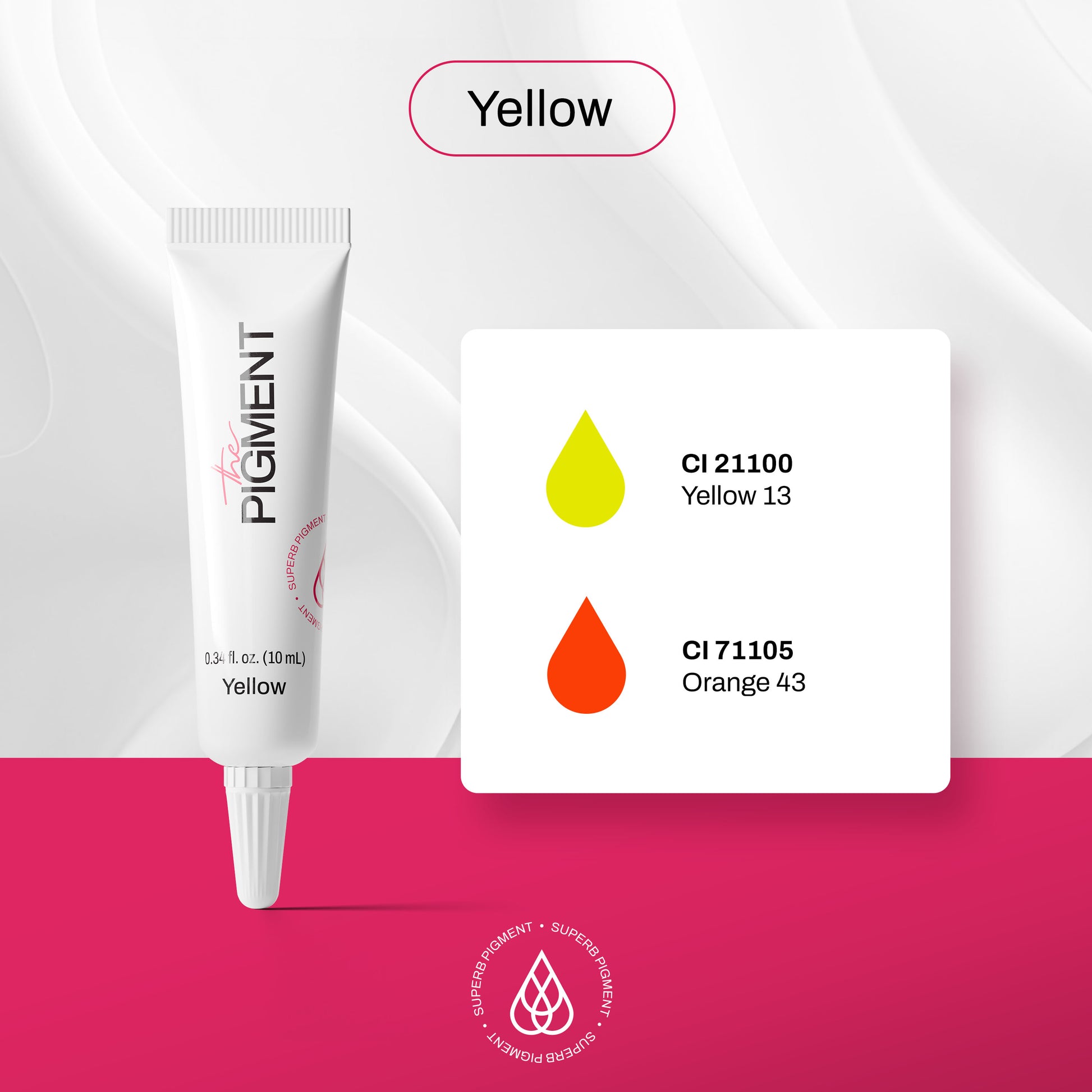 The Pigment - Microblading Yellow (10ml) – professional permanent makeup & beauty product