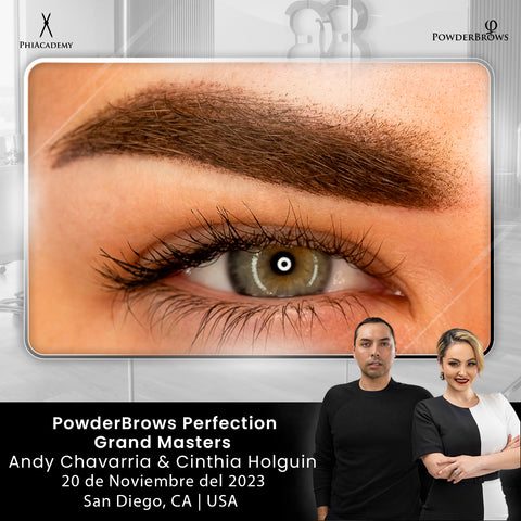 Curso Presencial PowderBrows Perfection Noviembre 20, 2023