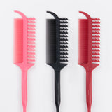 Professional Balayage Comb | Pink, Black, and Red