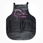 Professional Black Beauty Salon Apron | Stylish and Functional – professional permanent makeup & beauty product