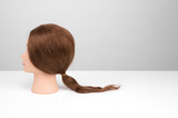 Practice Mannequin with Base - 16 Inches | 100% Human Hair