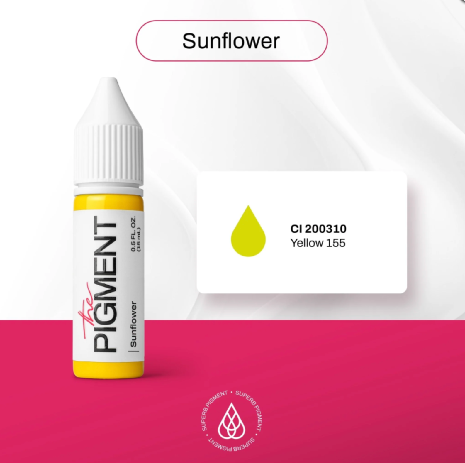 The Pigment - Modifier Sunflower 15ml – professional permanent makeup & beauty product