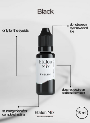 EtalonMix - Eyeliner Pigment Black – professional permanent makeup & beauty product