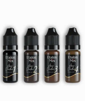 Etalon Mix - Shadowliner Set by Anna Vasileva 4 pcs 15ml – professional permanent makeup & beauty product