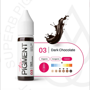 The Pigment - 03 Dark Chocolate – 15ml – professional permanent makeup & beauty product