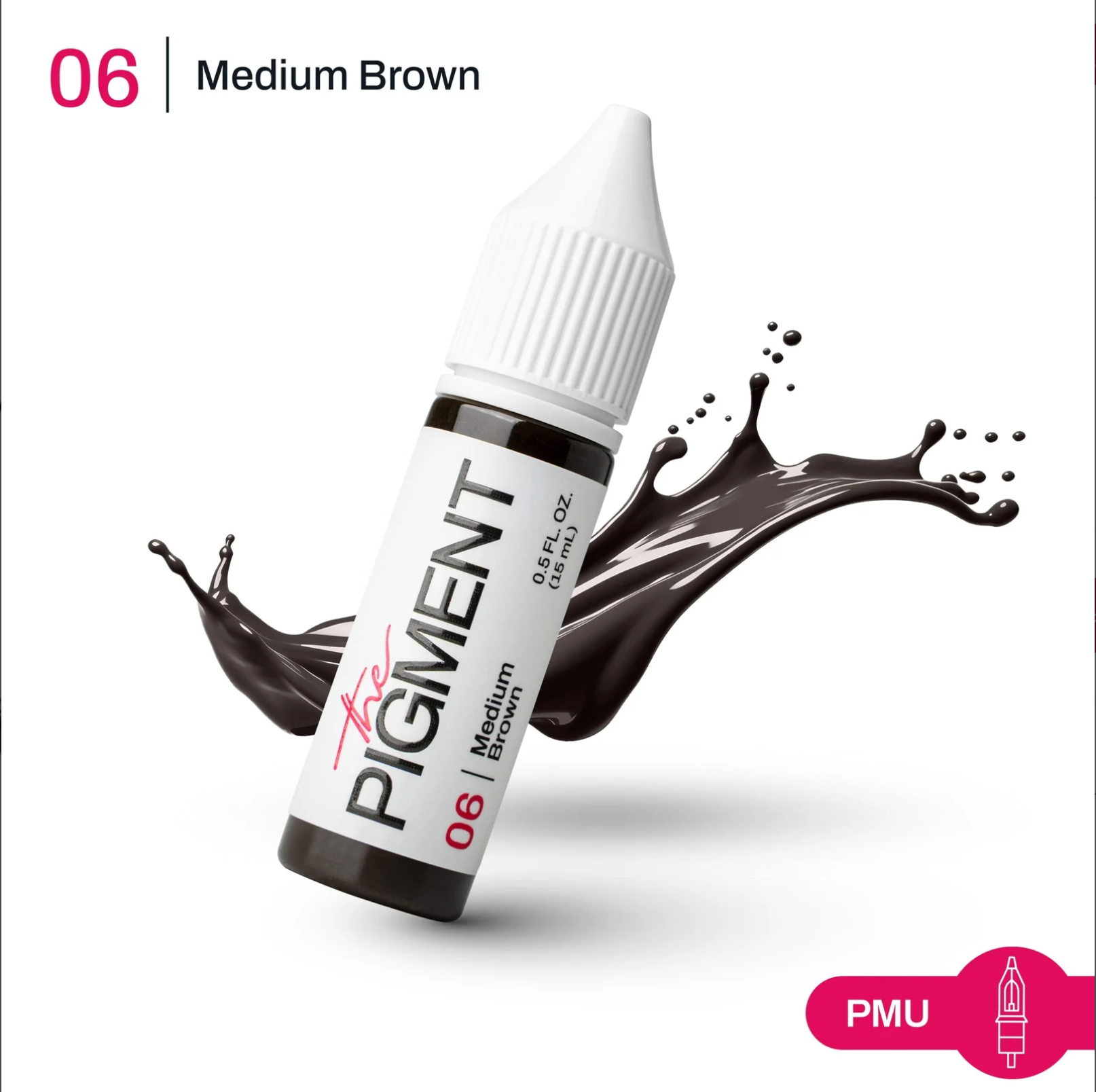 The Pigment - 06 Medium Brown – 15ml – professional permanent makeup & beauty product