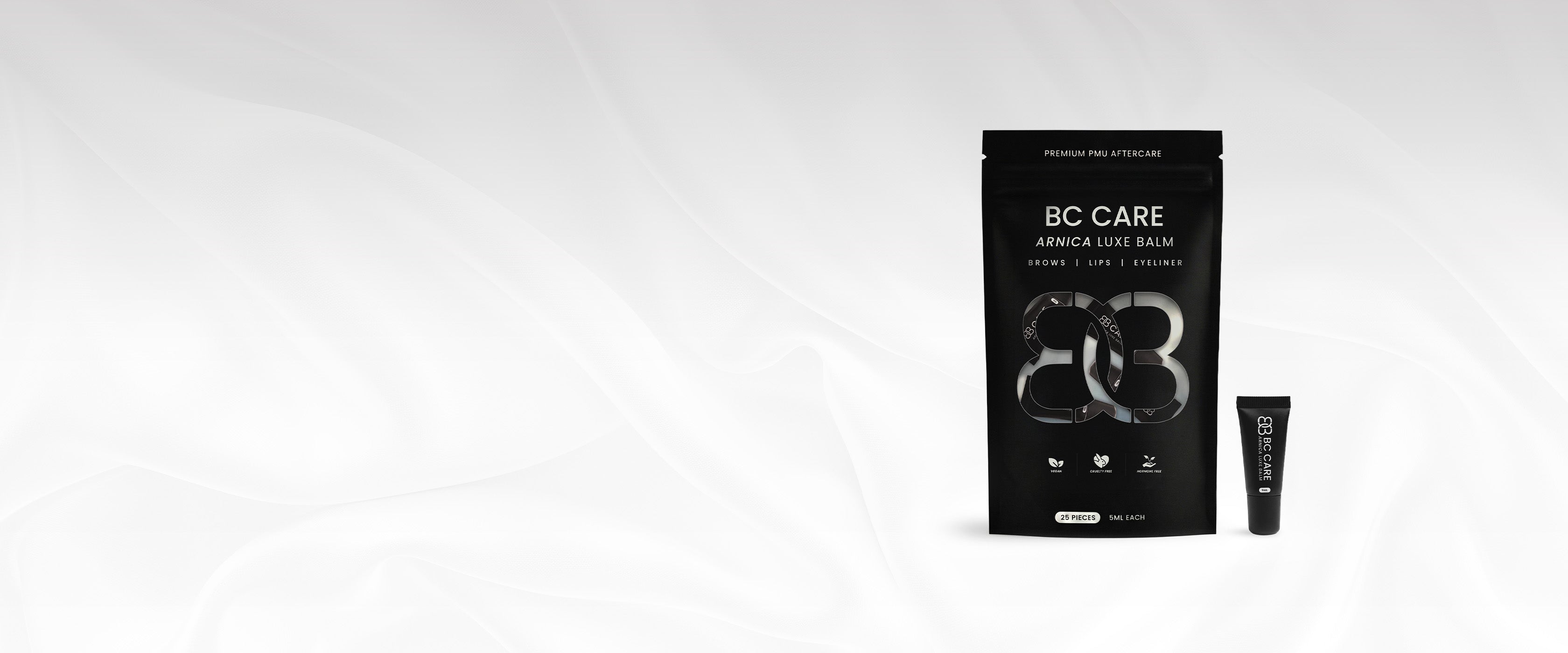 BC Care Arnica Luxe Balm product packaging displayed on a light background
