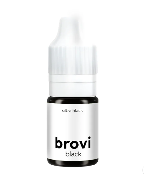Brovi Ultra Black 5ml – professional permanent makeup & beauty product