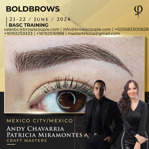 Curso Presencial BoldBrows Training Ciudad de México, México Junio 21 y 22, 2024