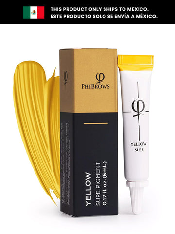 PhiBrows Yellow SUPE Pigment 5ml - 1pc (MEX)