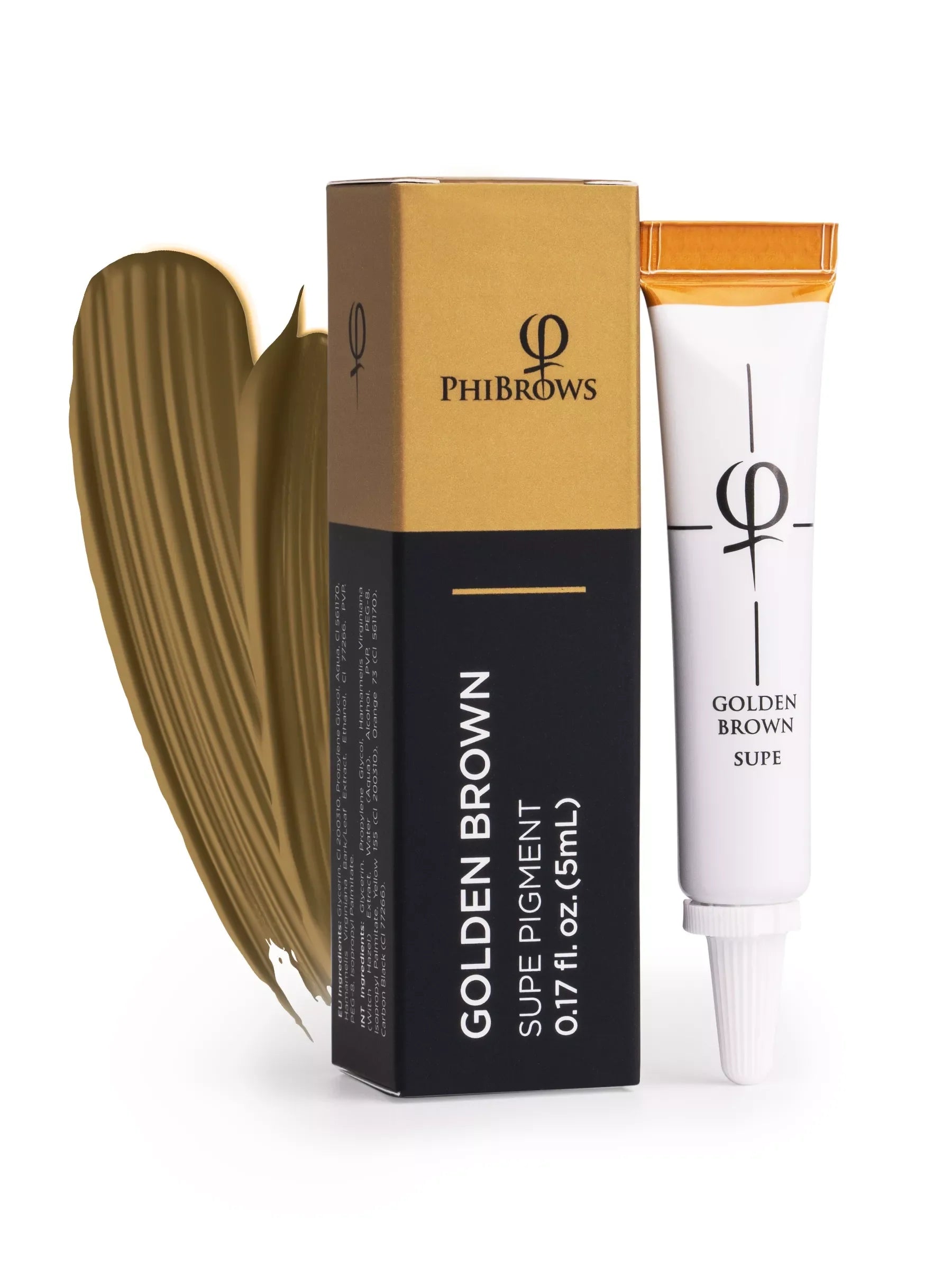 PhiBrows Goldenbrown SUPE Pigment 5ml - 1pc – professional permanent makeup & beauty product