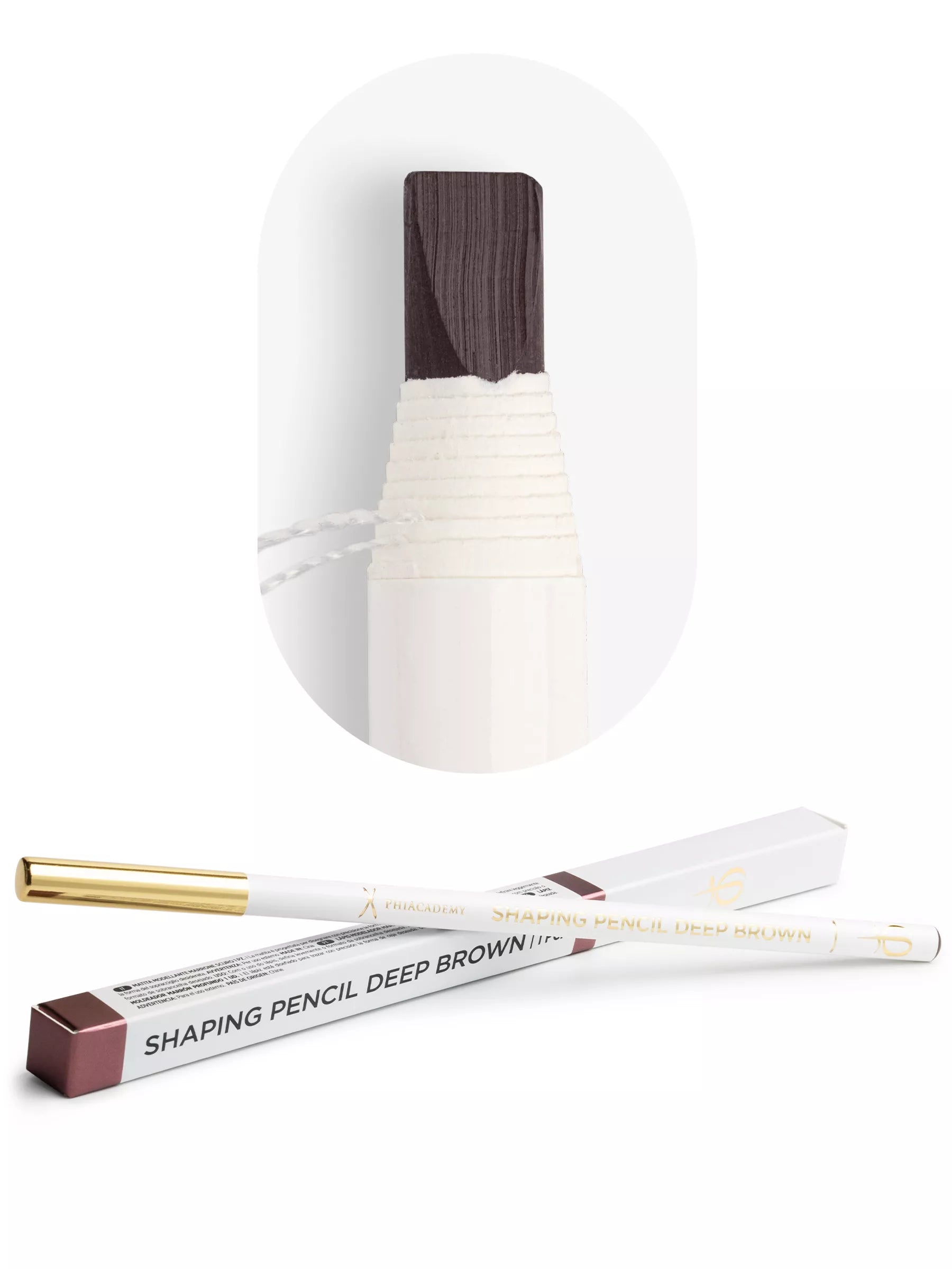 Shaping Pencil(Available in 4 Shades) Deep Brown – professional permanent makeup & beauty product