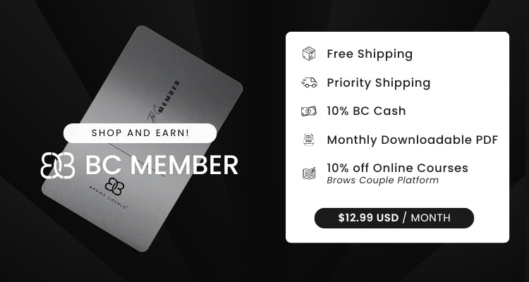Graphic showing BC Member card with listed membership benefits and monthly pricing
