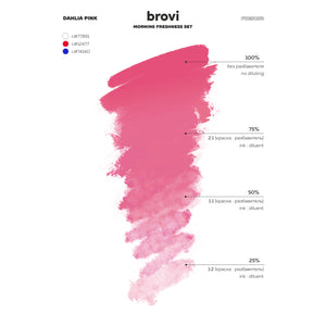 Brovi Dahlia Pink | Shin Chae-Ah Morning Freshness Set – professional permanent makeup & beauty product