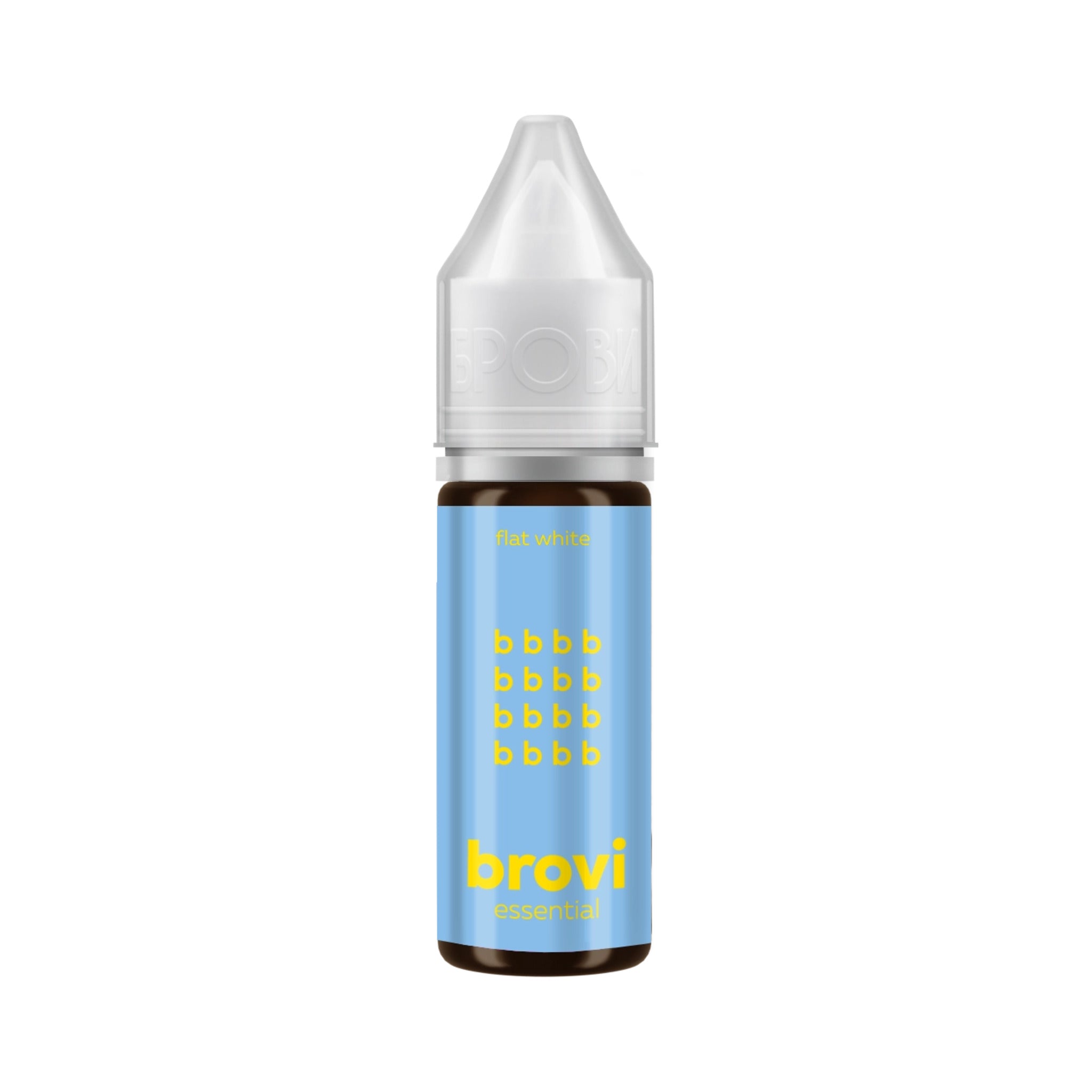 Brovi Flat White Pigment 15ml – professional permanent makeup & beauty product