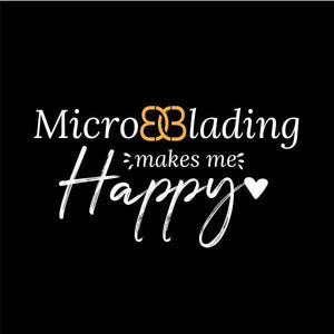 Brows Essentials "Microblading Makes Me Happy" T-Shirt – professional permanent makeup & beauty product