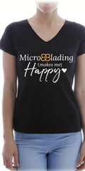 Brows Essentials "Microblading Makes Me Happy" T-Shirt