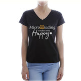 Brows Essentials "Microblading Makes Me Happy" T-Shirt