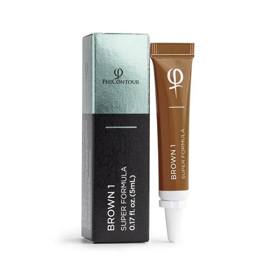 PhiContour Brown 1 SUPER Pigment 5ml - 1pc – professional permanent makeup & beauty product