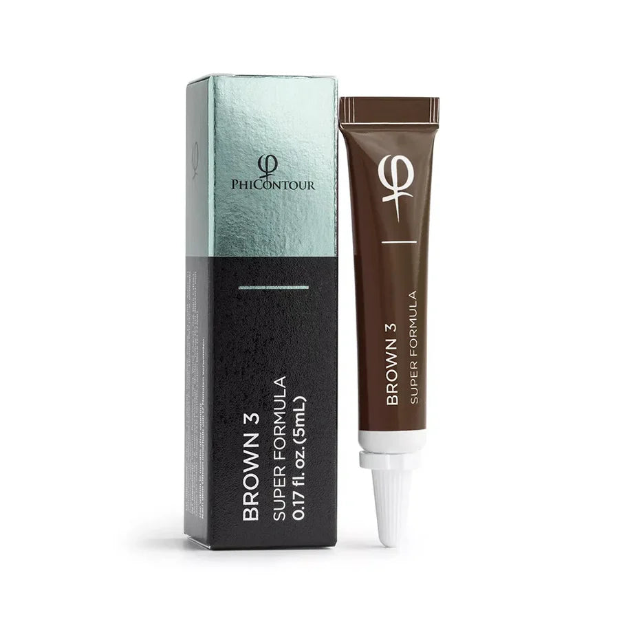 PhiContour Brown 3 SUPER Pigment 5ml - 1pc – professional permanent makeup & beauty product
