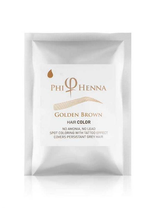 PhiHenna Golden Brown (EO) – professional permanent makeup & beauty product