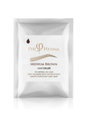 PhiHenna Medium Brown – professional permanent makeup & beauty product