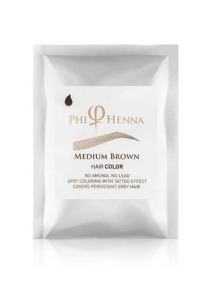 PhiHenna Medium Brown – professional permanent makeup & beauty product
